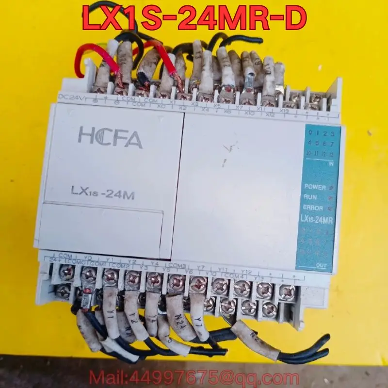 

Second-hand LX1S-24MR-D PLC controller functional test is normal