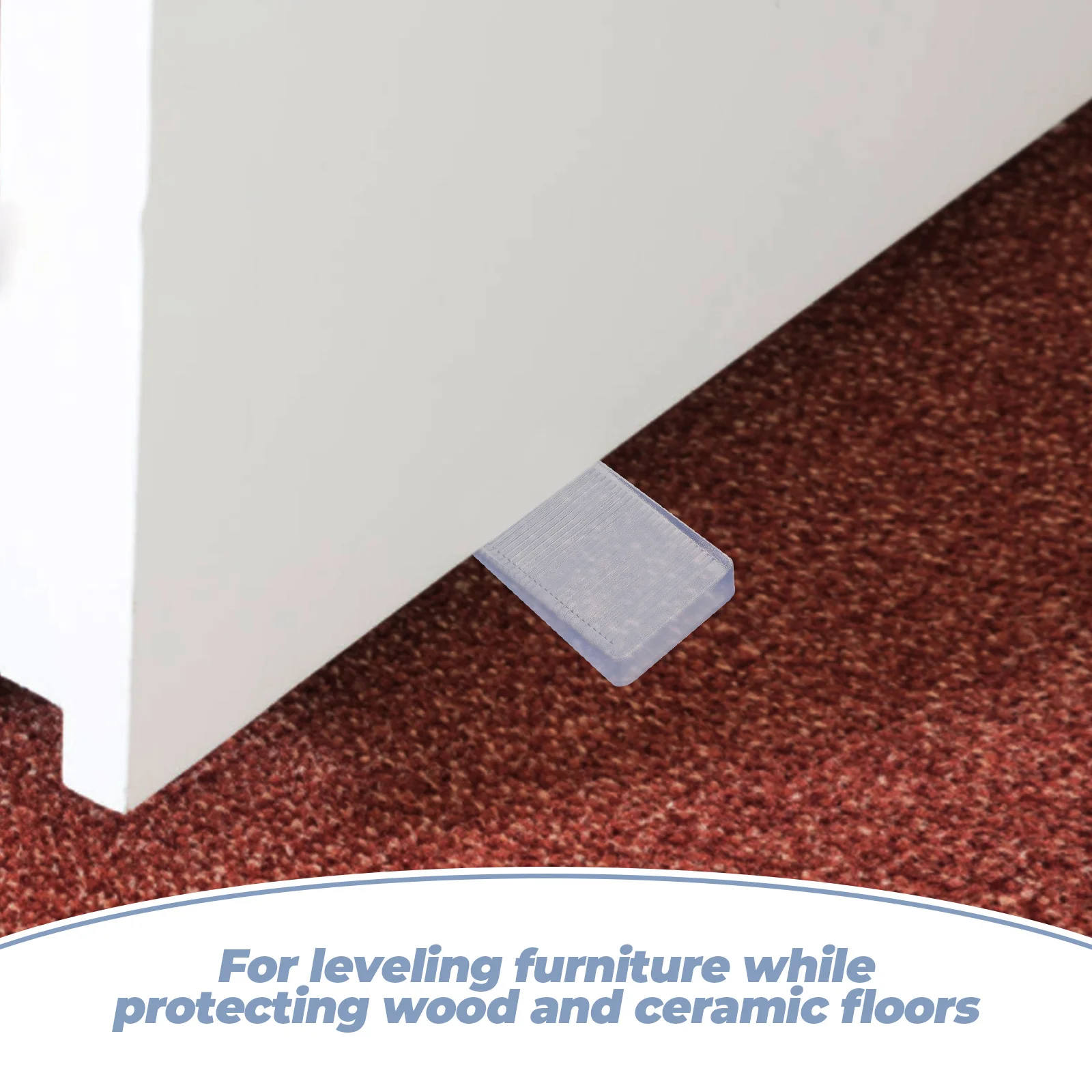 

8Pcs Household Table Shims Flexible Furniture Levelers for Stabilizing Wobbly Furniture Protecting Floors Multi Function