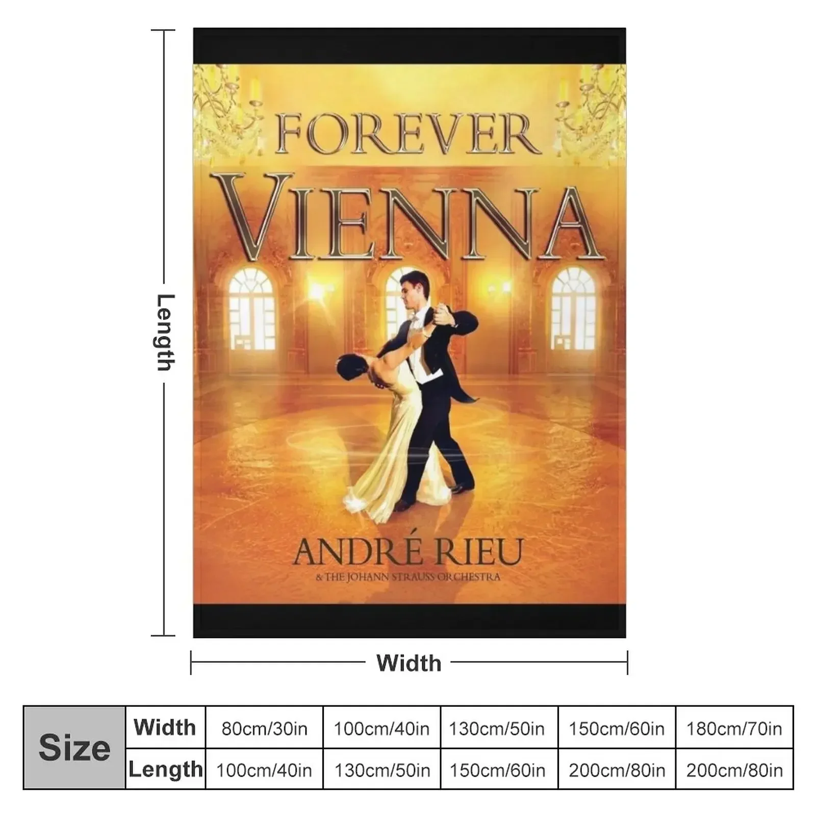 Andre Rieu forever vienna Throw Blanket for sofa Flannel Sofa Throw warm winter Blankets