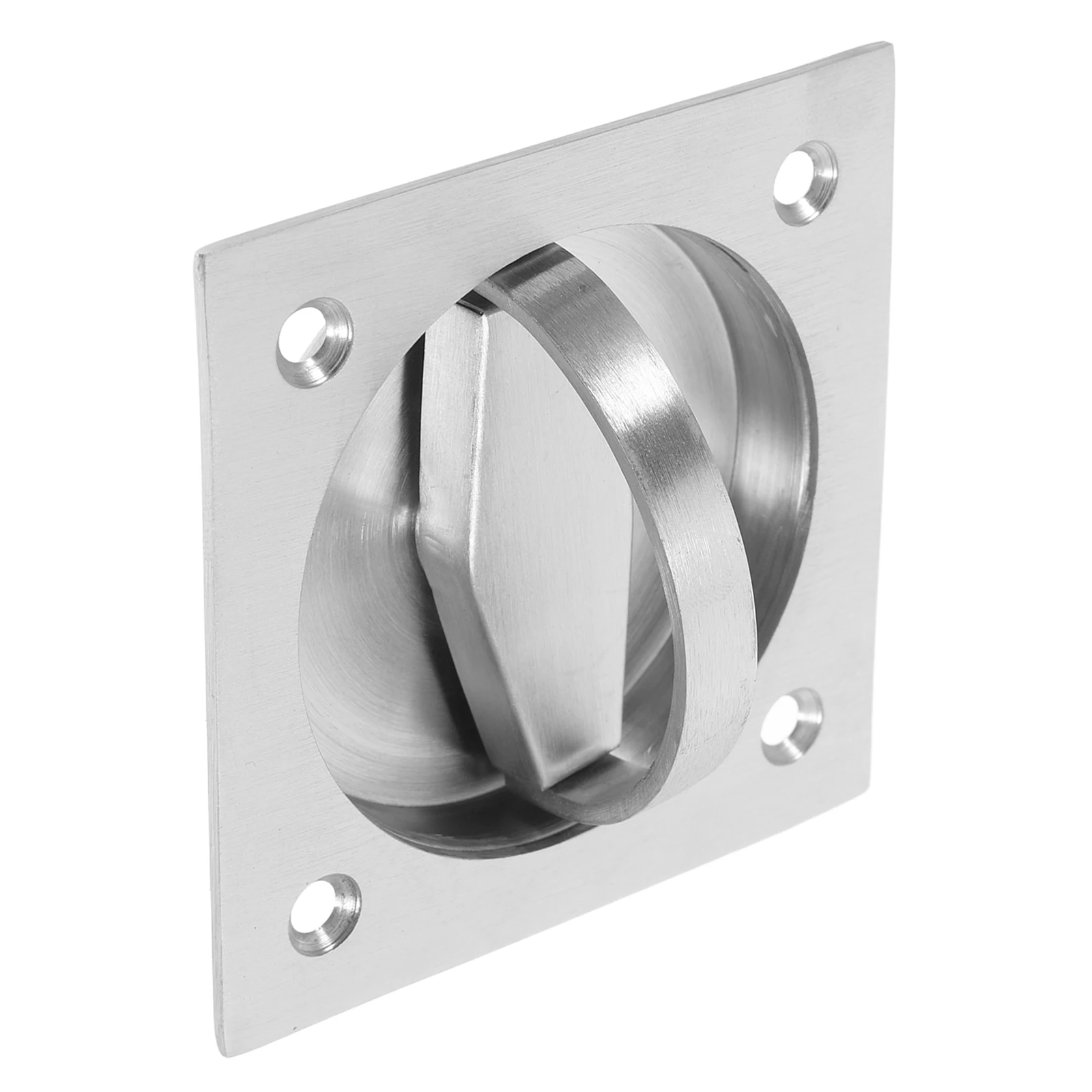 

Fire Door Handle 55mm Hole Diameter Brushed Stainless Steel Secret Fixing Cabinet Pull Sliding Door Drawer Hardware