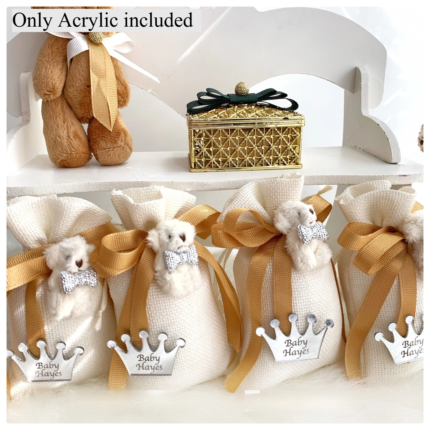 Personalisierte Ayatul Kursi in Geschenkboxen, Gastgeschenke, muslimische Babygeschenke, Babyparty-Geschenke, Willkommensgeschenke, Geburtsankündigung – Detail 5