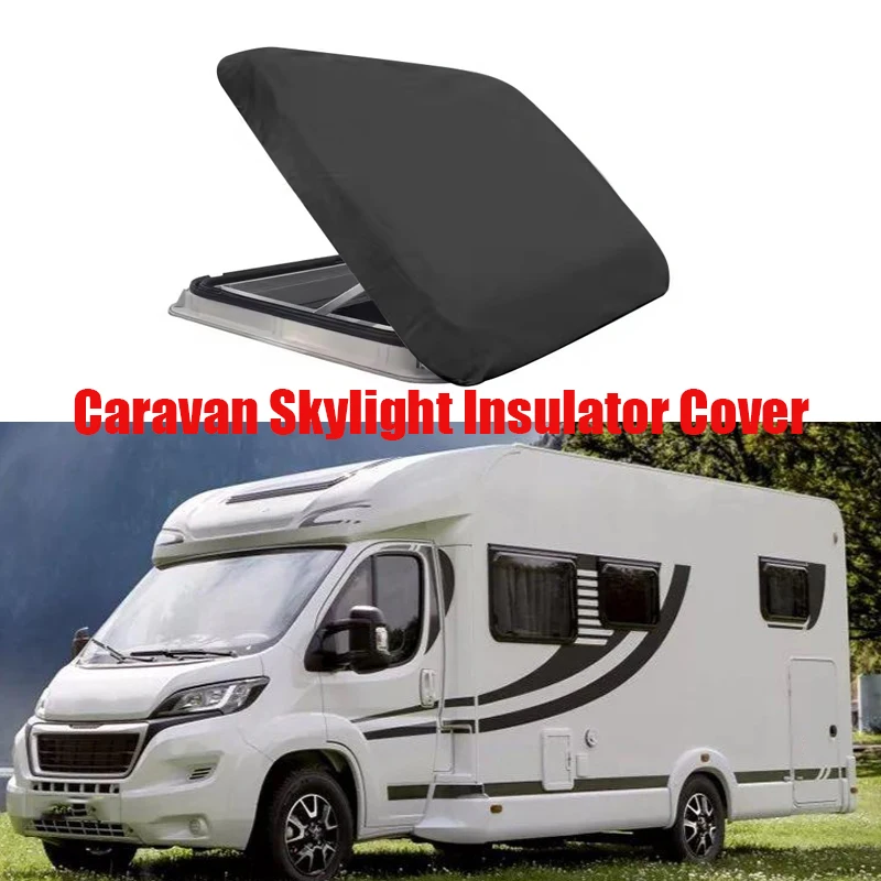 قافلة كوة غطاء عازل 600D أكسفورد سقف تنفيس نافذة الشمسيات مقاوم للماء السماء غطاء خفيف لملحقات متنقل RV #1