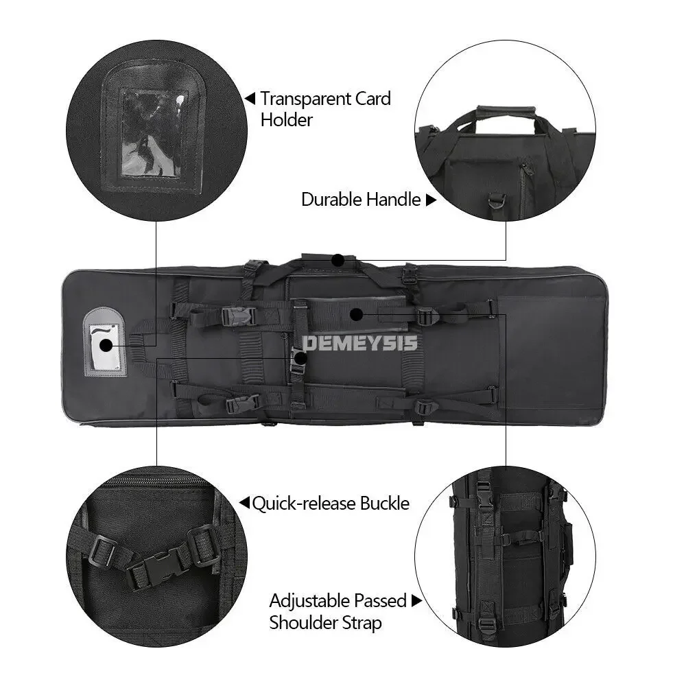 Imagem -06 - Bolsa de Arma Tática Outdoor Caça Rifle Carry Protection Case Airsoft Shooting Shotgun Bags