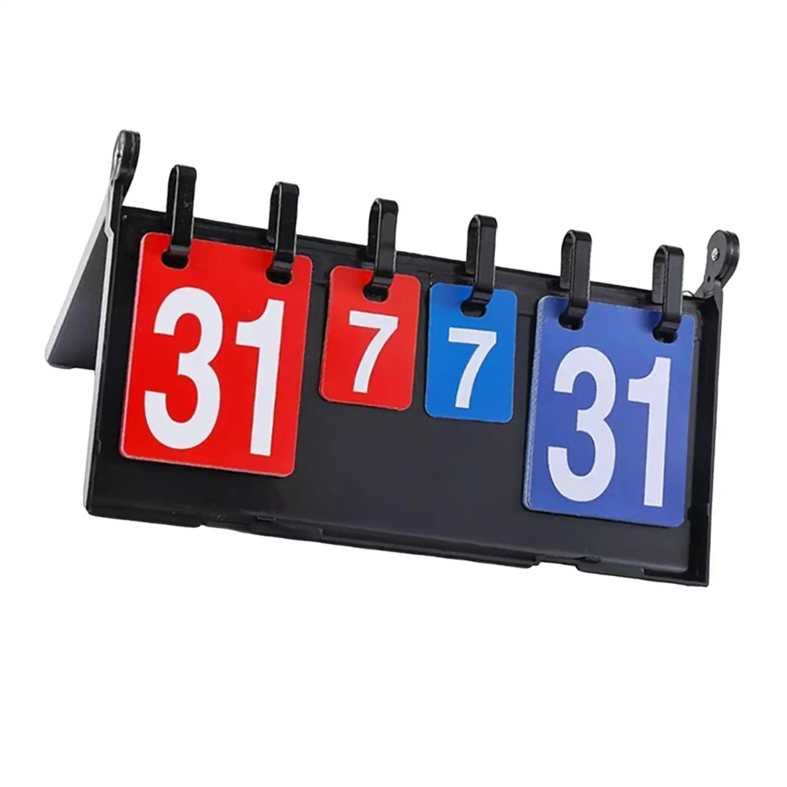 

Sports Scoreboard Scorekeeper Digital Scorer Portable Folded Shell Tool for Tennis Indoor Outdoor Activities Football Baseball