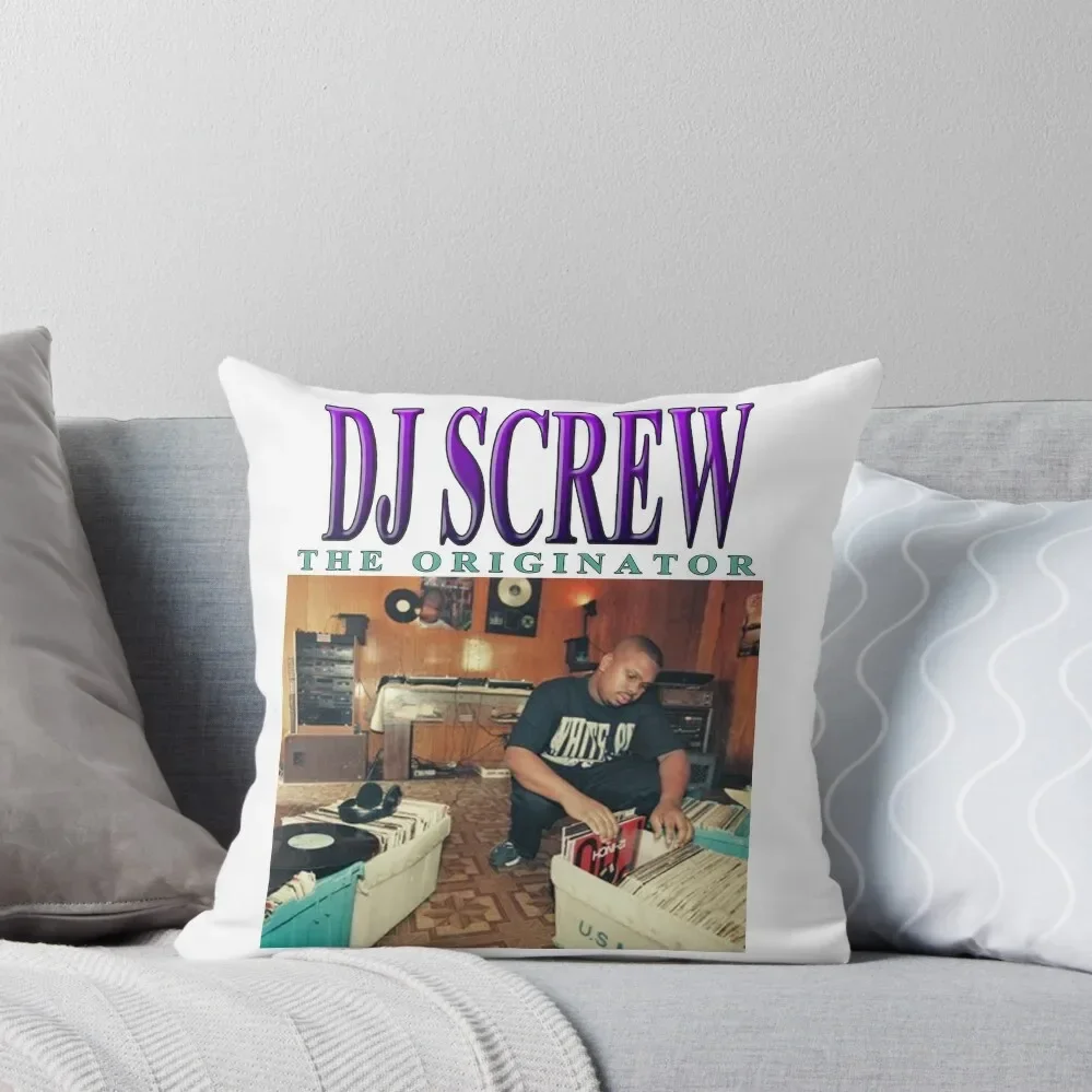 DJ SCREW // THE ORIGINATOR // R.I.P. // 90S VINTAGE INSPIRED DESIGN Throw Pillow Pillows Aesthetic Sofa Decorative Covers pillow