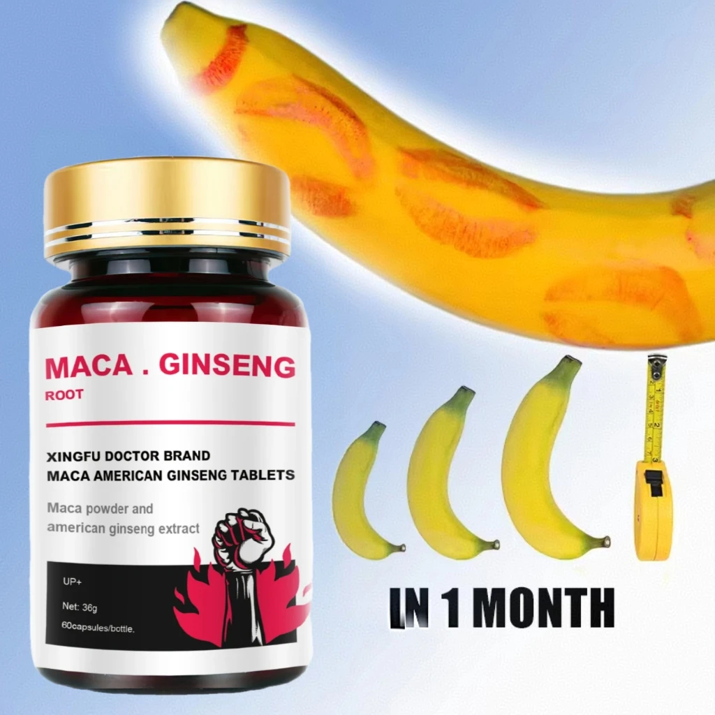 Organic American Ginseng Supplement - 60 Capsules 100% Pure Non-GMo supports Reproductive Health Natural Energizer