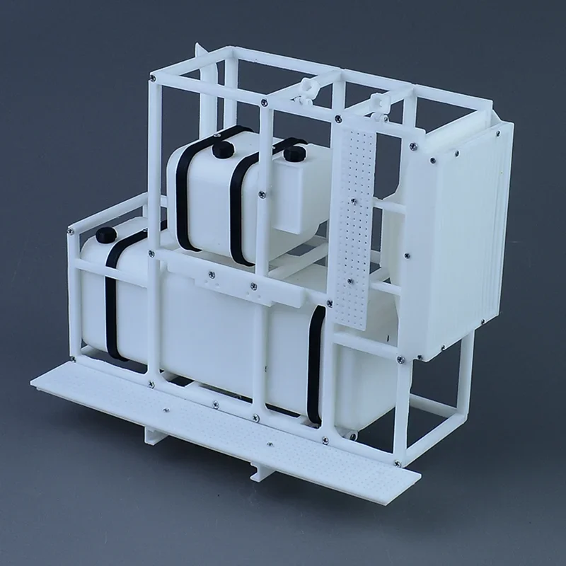 3D Printing Apparatuur Rack tank Gas Tank voor 1/14 Tamiya RC Truck SCANIA 770 S R620 VOLVO Benz 3363 MAN TGX Auto