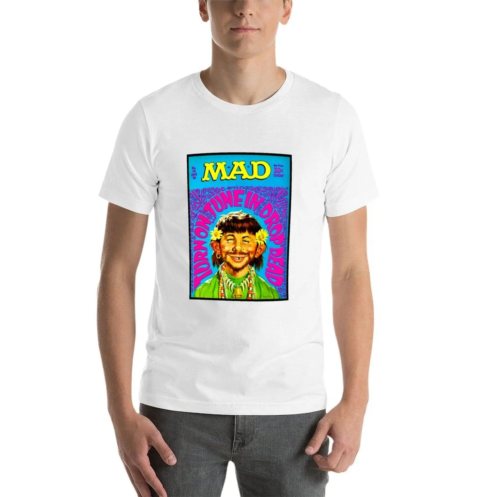 نعم، آخر غطاء مجلة كلاسيكي عتيق من MAD! تي شيرت رجالي تي شيرت للرجال تي شيرت كاجوال للرجال تي شيرت