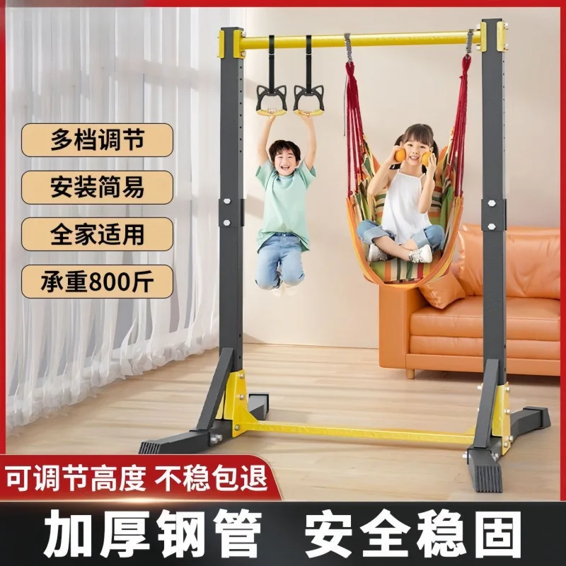 Adjustable Heavy‑Duty Indoor Pull‑Up Bar No‑Drilling Home Use Fitness Equipment for Adults Body Strength Workout Gear