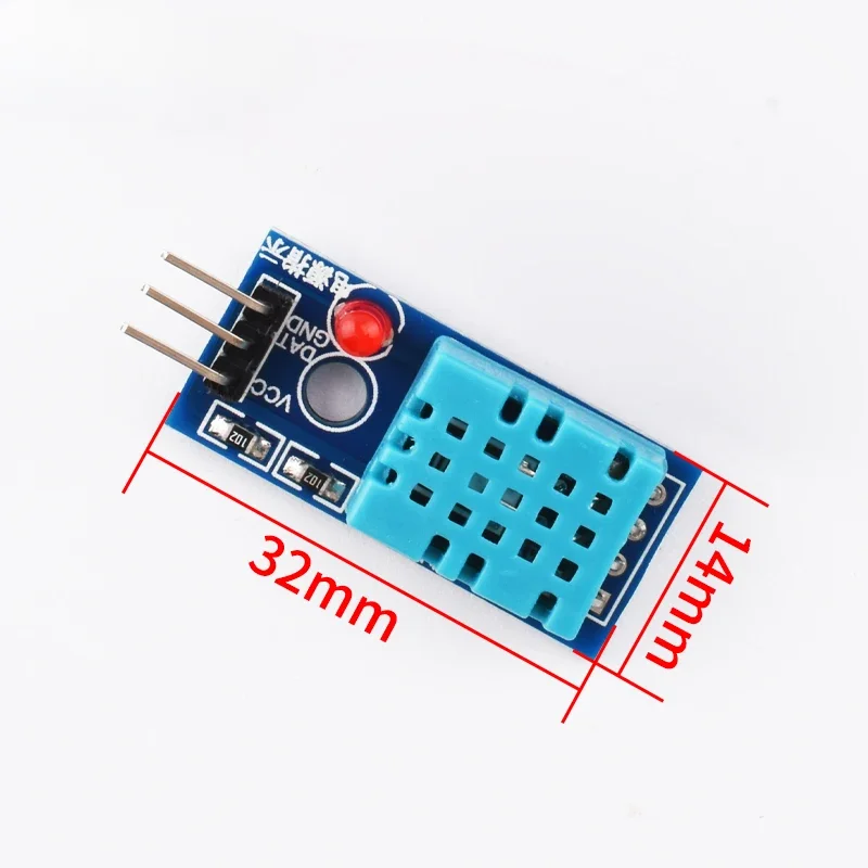 스마트 디지털 온도 및 상대 습도 센서 모듈 및 PCB, 아두이노 DIY 스타터 키트용, 3 핀 KY-015 DHT-11, DHT11, 5 개