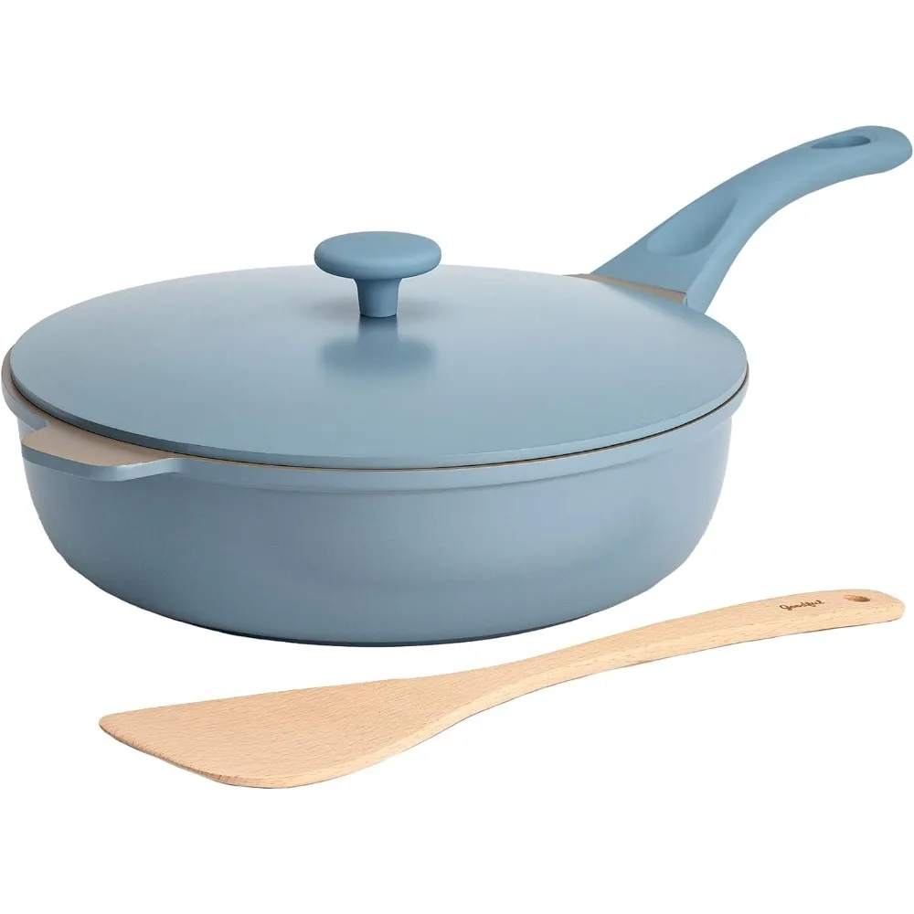 

All-in-One Pan, Multilayer Nonstick, High-Performance Cast Construction, Multipurpose Design Replaces Multiple Pots and Pans