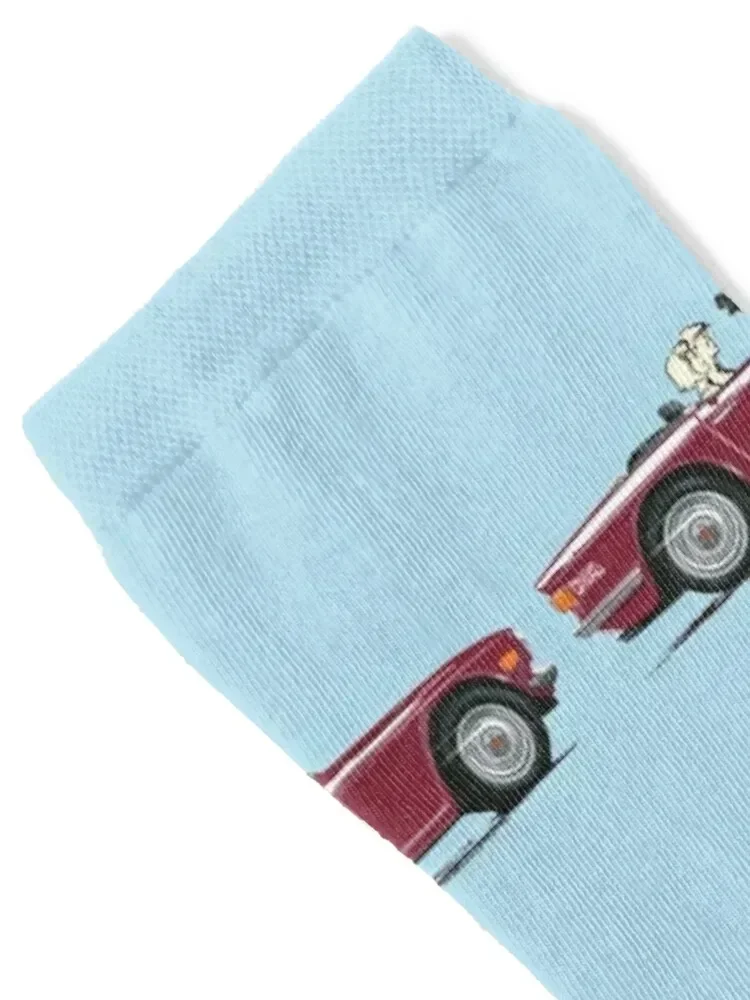 Damson Red color TR6 – the Classic British Sports Car Socks sports and leisure Stockings kids gift Socks Man Women's