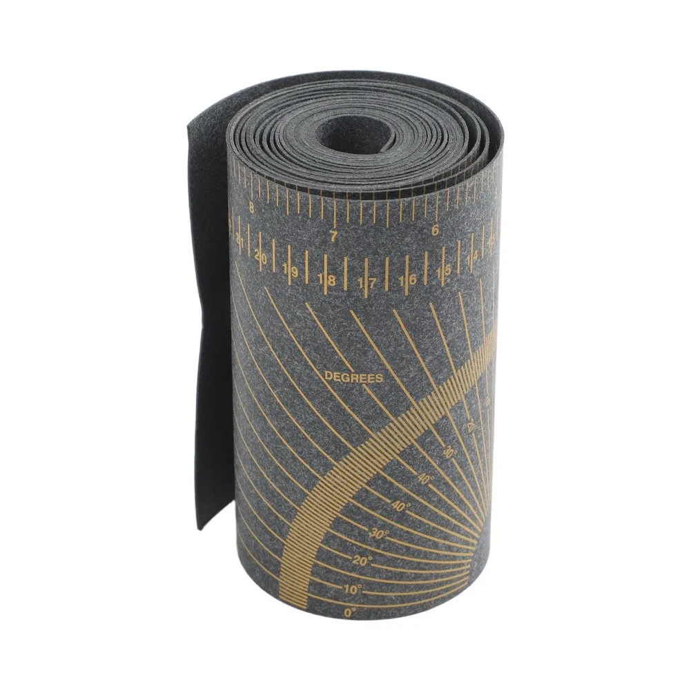 Dual Scale Inch And MM Pipe Wrap Tape For Accurate Pipe Diameter Measurement Straight Line Marking On Irregular Surfaces