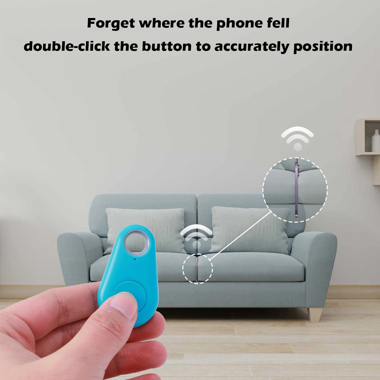 Smart Mini Tracker Anti-lost Finder Alarm Wireless Key Tracker for Kids Pets Wallet Luggage Locator Tracking Device Key Finder