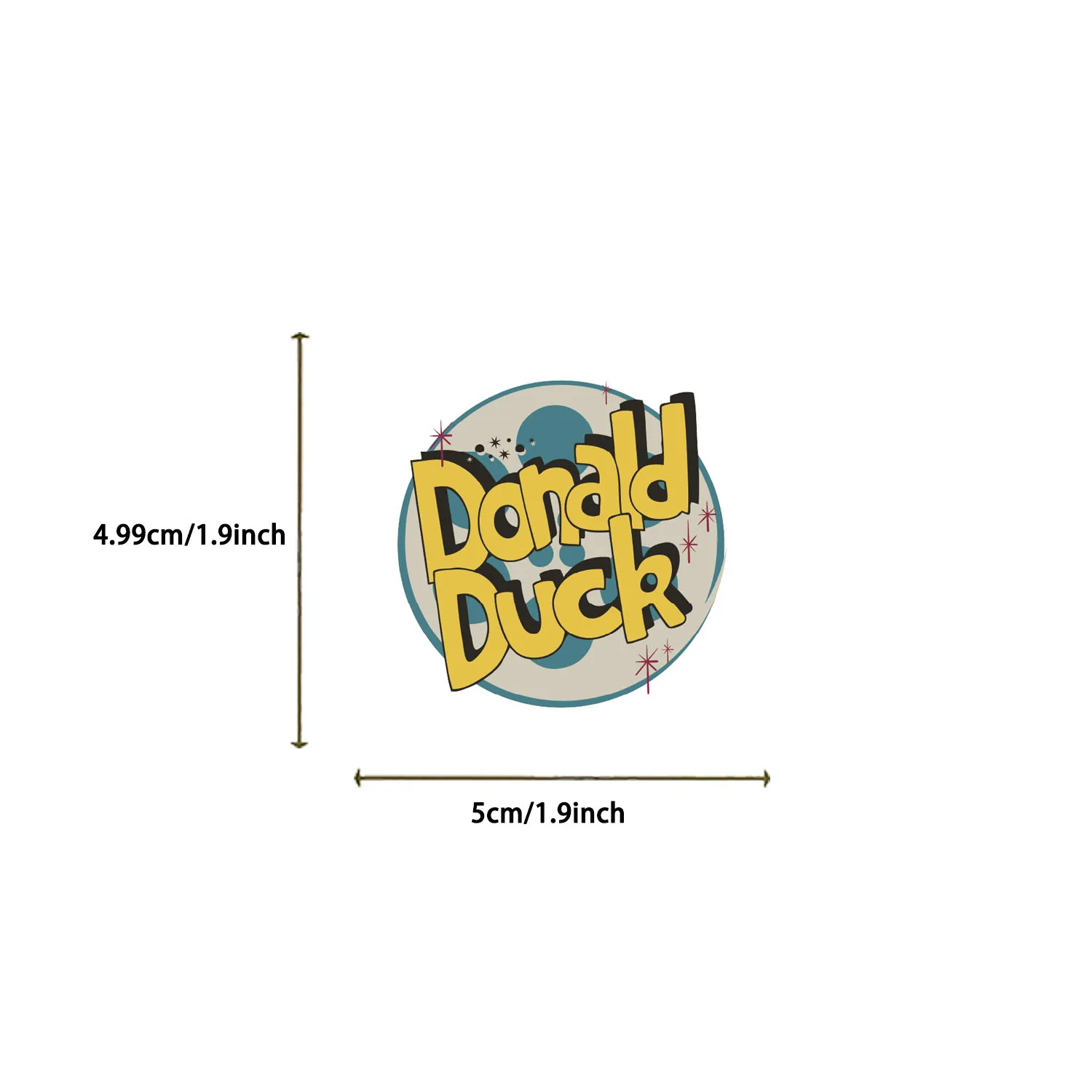 50 قطعة من ملصقات دونالد داك، والمذكرات، والكمبيوتر المحمول، والأمتعة، وملصقات الرسوم المتحركة لألواح التزلج، وتزيين الهدايا الكلاسيكية الممتعة #2