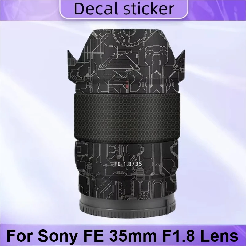 

Защитная виниловая пленка-наклейка для объектива Sony FE 35mm F1.8, защитное покрытие для корпуса объектива SONY 35-1.8, антицарапийная наклейка-деколь, защитная пленка-покрытие