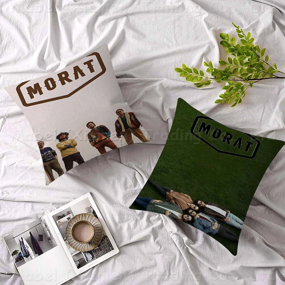 Morat Band Pillowcase Toon Gift Cushion Cover Bedroom Home Sofa Chair Seat Decor Pillow Case