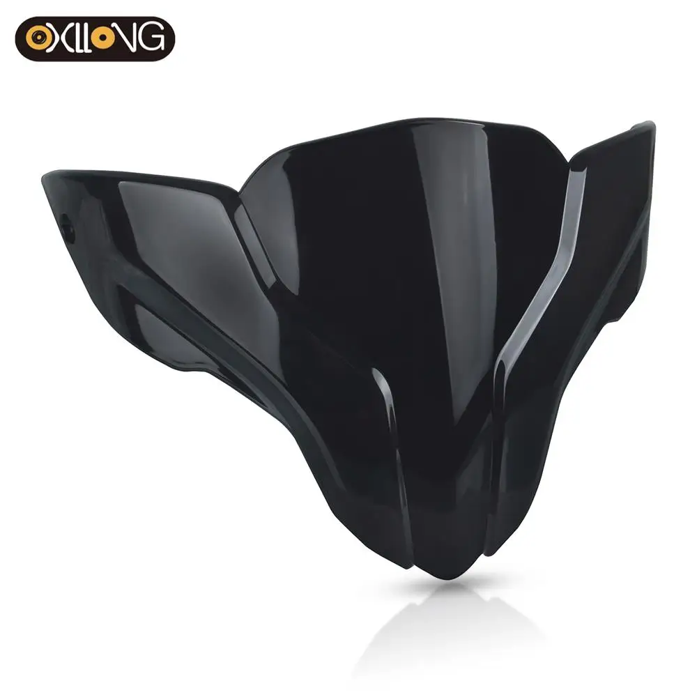 Motorcycle screen Windshield Double Bubble Spoiler Windproof Windscreen Deflector For BAJAJ Pulsar NS200 NS/200 RS/200 AS
