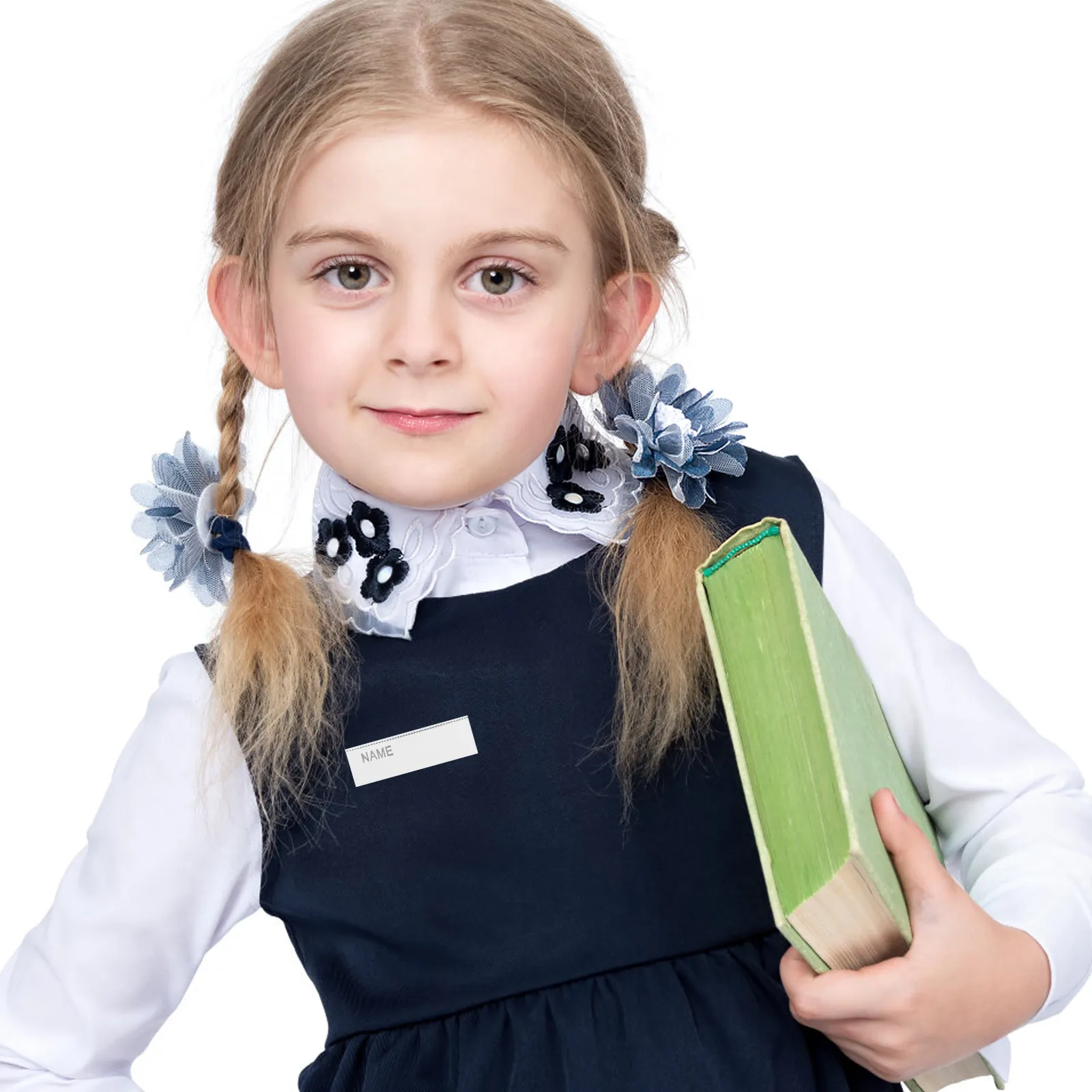 

1Set Washable Clothing Labels Write-on Kids Name Tags Self-Stick Fabric Labels for School Uniforms and DIY Clothing