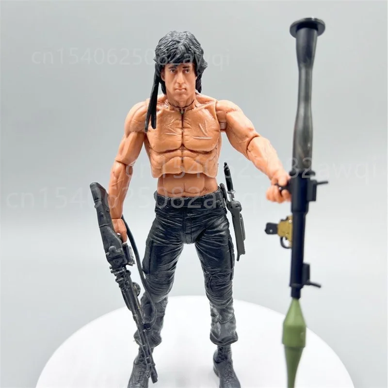 NECA Figur First Blood John J Rambon Drake Ultimate Edition PVC Action Figure Sammlung Modell Spielzeug 17 cm Geburtstag Weihnachten Geschenk – Detail 5