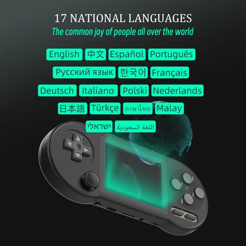 Sf2000 Handheld Game Console Ingebouwde 6000 Games Classic Mini 3 Inch Video Game Console Ondersteuning Av Output