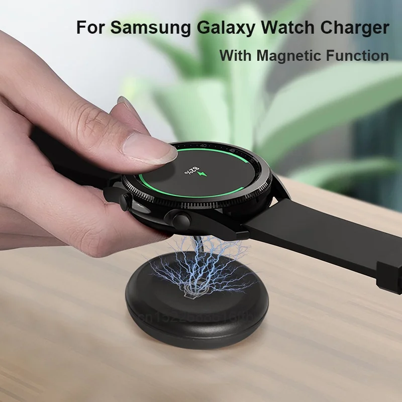 2-in-1 Charger For Samsung Galaxy Watch 8/7/6/5/5 Pro/4 Classic USB-C Smartwatch And Smartphone Replacement Charging Base Cable