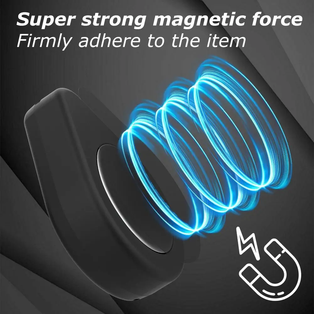 กันน้ําแม่เหล็กป้องกันกรณีความปลอดภัยล็อคแม่เหล็กการดูดซับ Tracker Protector ผู้ถือพลาสติกสําหรับ AirTag