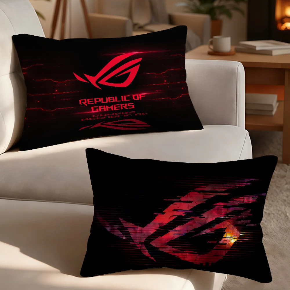 A-ASUS-S R-ROG-S Gaming Pillow Case Suitable For Decorating Homes Bedrooms Children Room Sofas And Other Places