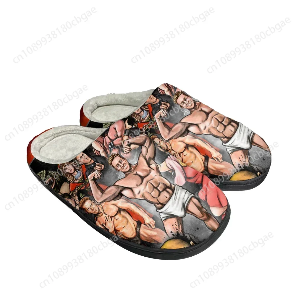 

Hot Billy Herrington Fashion Cotton Custom Slippers Mens Womens Sandals Plush Casual Keep Warm Shoes Thermal Comfortable Slipper