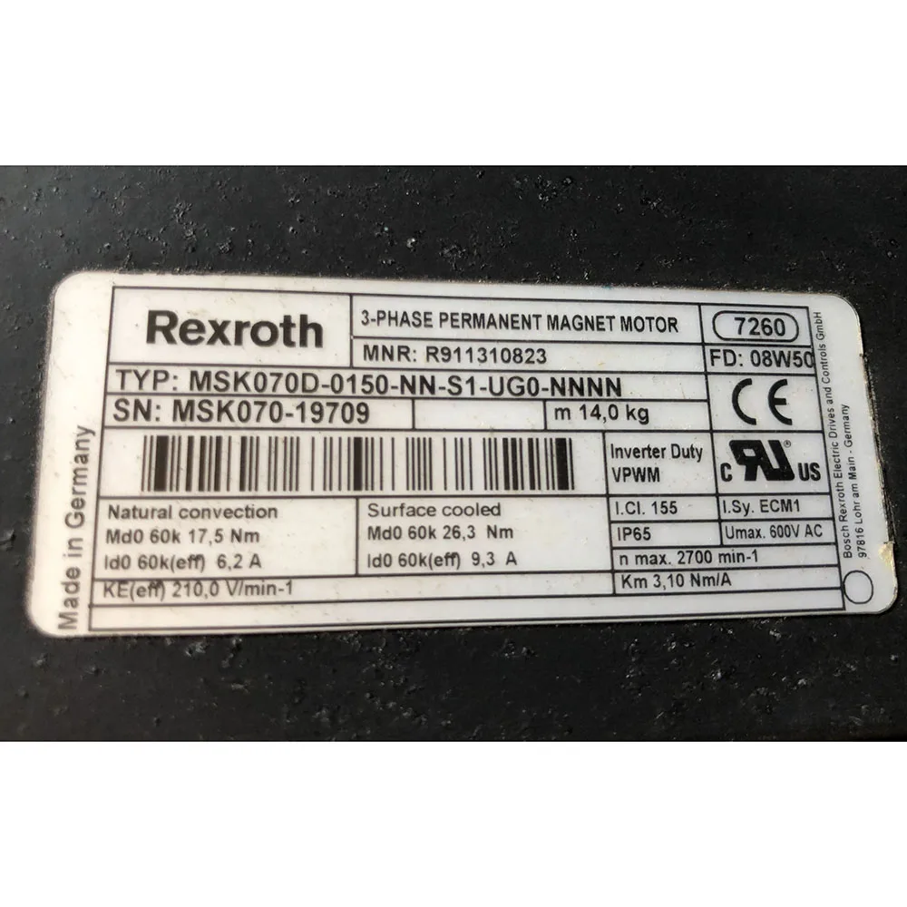 MSK070D-0150-NN-S1-UG0-NNNN Servo motor  For REXROTH