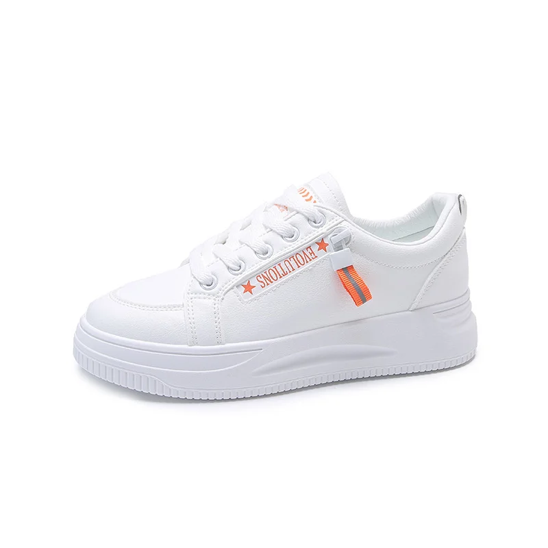 2023 Korean Casual Breathable Board Women 39 Sneakers Leather Running Shoes Flats Female Fashion Tenis White Zapatos De Mujer