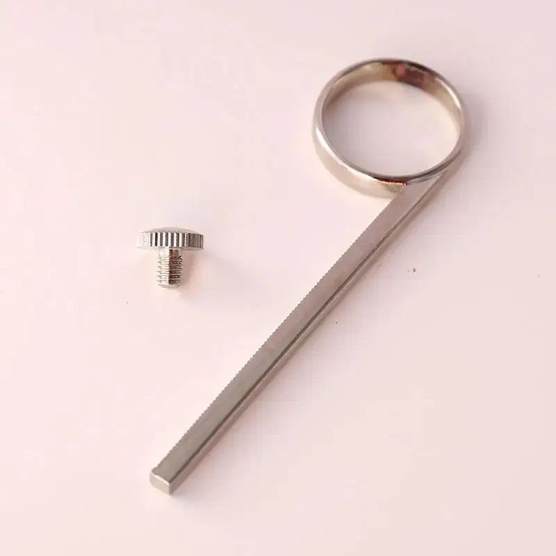 Trumpet instrument pitch regulator finger hook handle + screw set