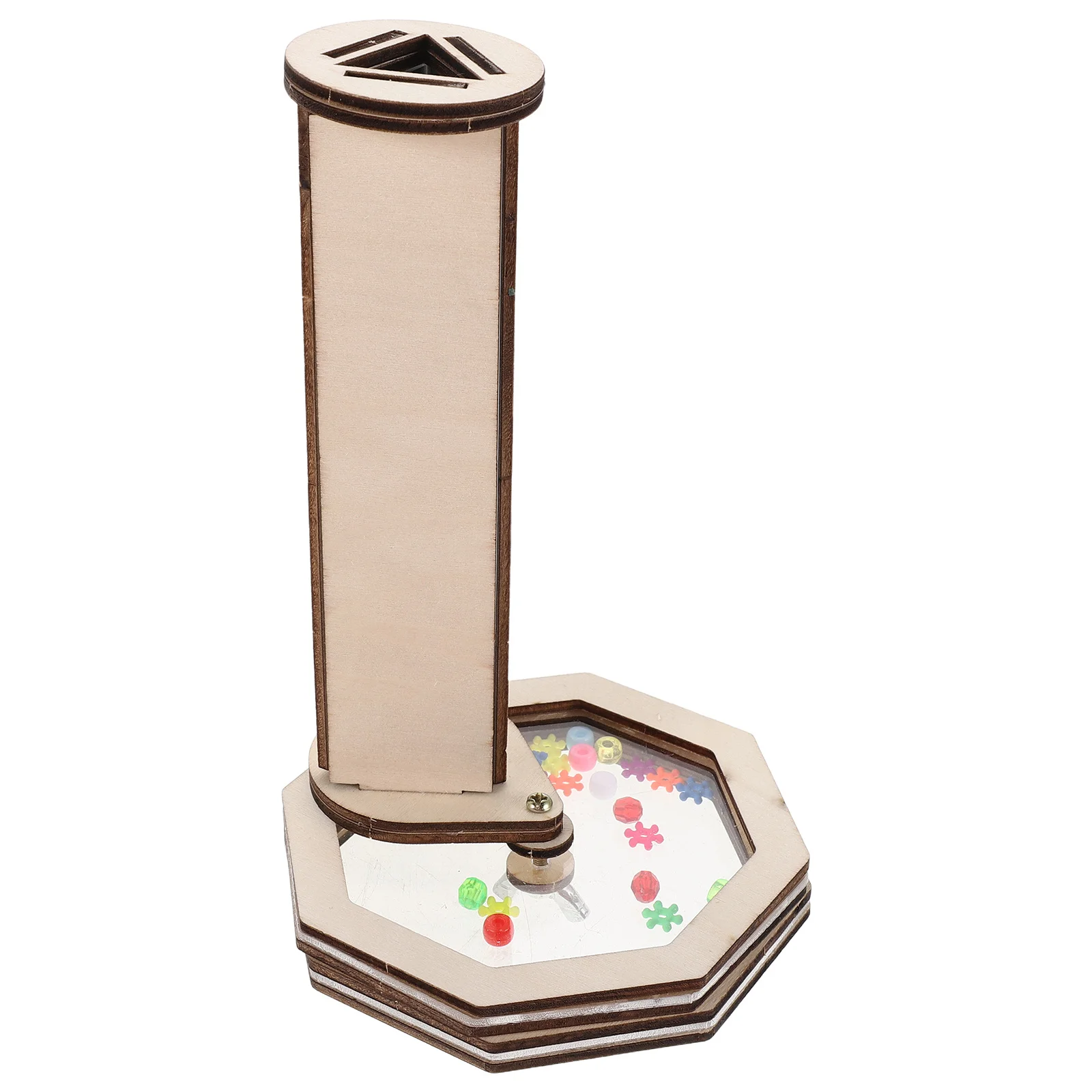 2-комплект калейдоскопа «сделай сам» для детей, деревянный набор для рукоделия, научный эксперимент, образовательная оптика, незавершенная детская деятельность на стебке