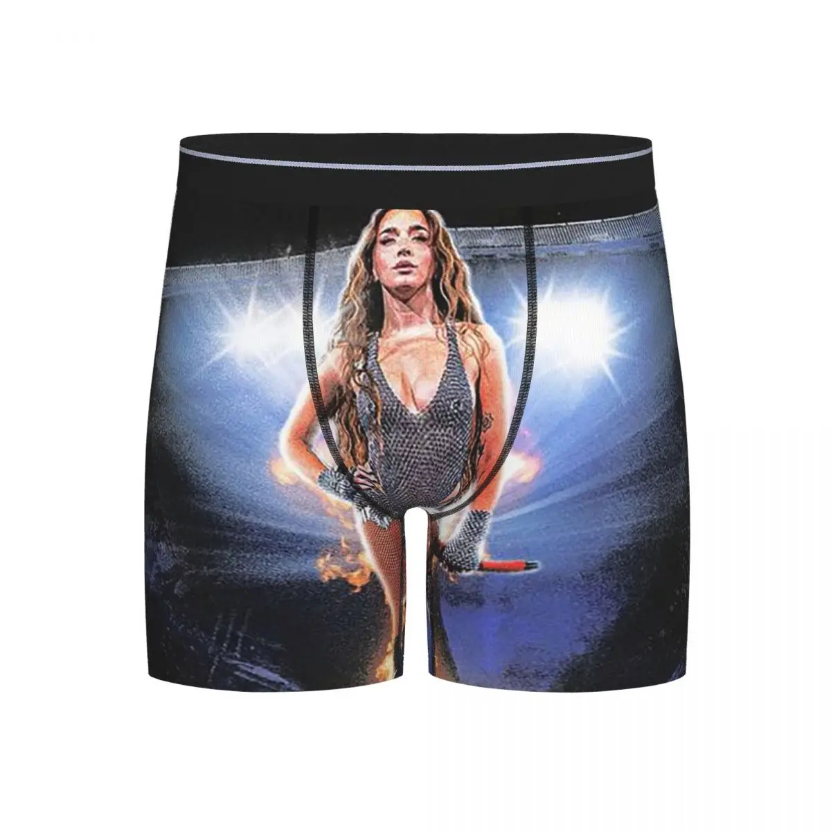 

Long Boxer Underpants Shorts Spanish Lola Indigo Panties Male Breathable Underwear for Homme Man Boyfriend Gift