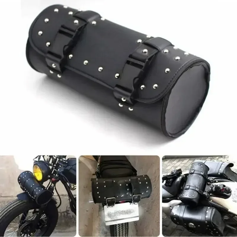 Tas Penyimpanan Alat Sepeda Motor Antik Kompartemen Pengisi Daya Kantung Pengendara Depan Belakang untuk Peningkatan Kustom Skuter Listrik Citycoco