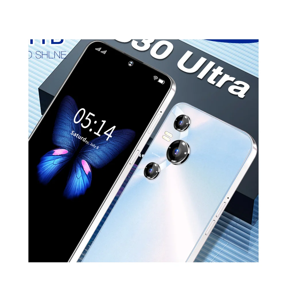 Hot Selling S30 Ultra 16Gb + 1Tb 7.3 Inch Celular Netwerk Full Display Android 13 Mobiele Mobiele Smartphone Android Telefoon