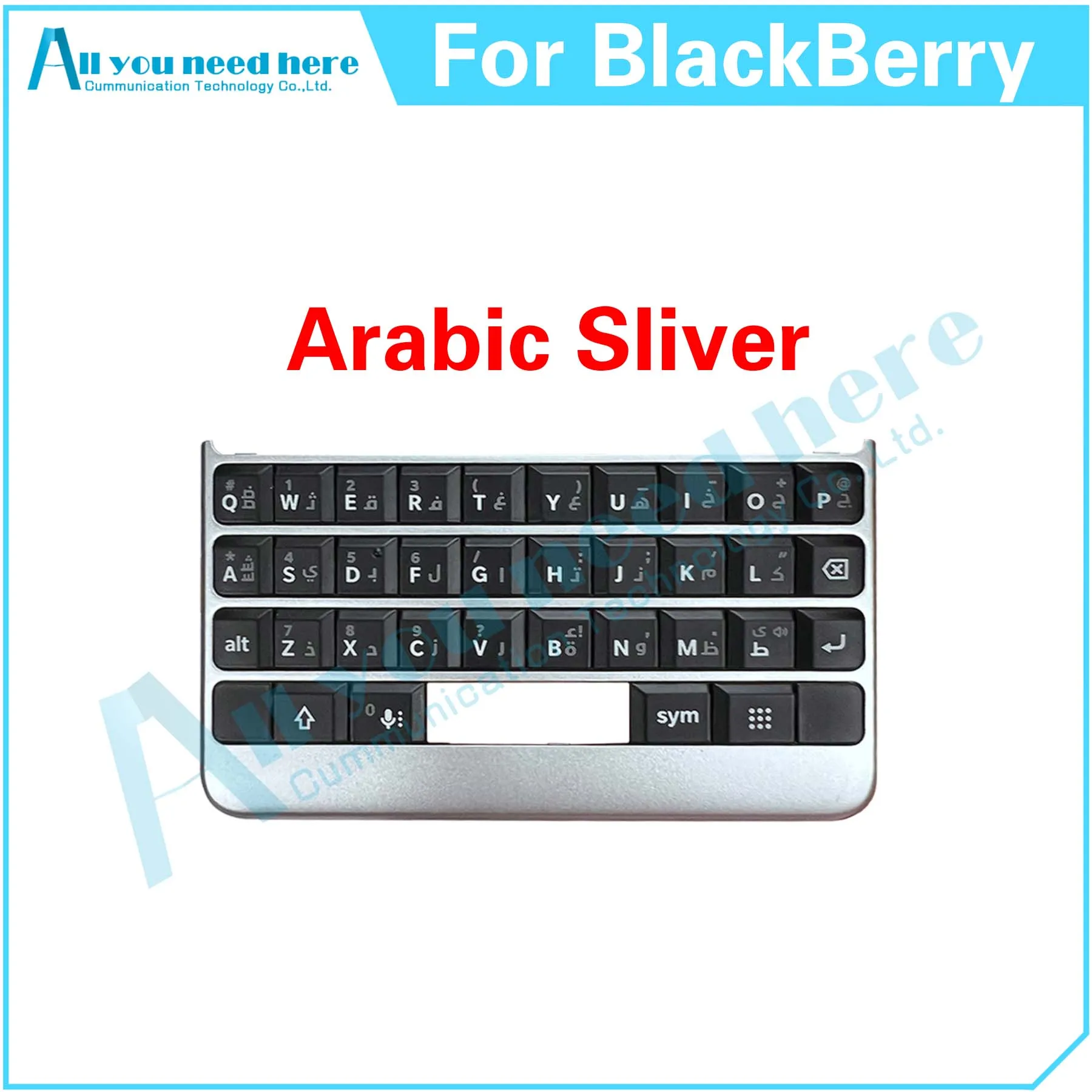 Keyboard Button for BlackBerry Keytwo KEY2, BBF100-6, BBF100-1, BBF100-2, BBF100-4, Keypad Repair Parts Replacement