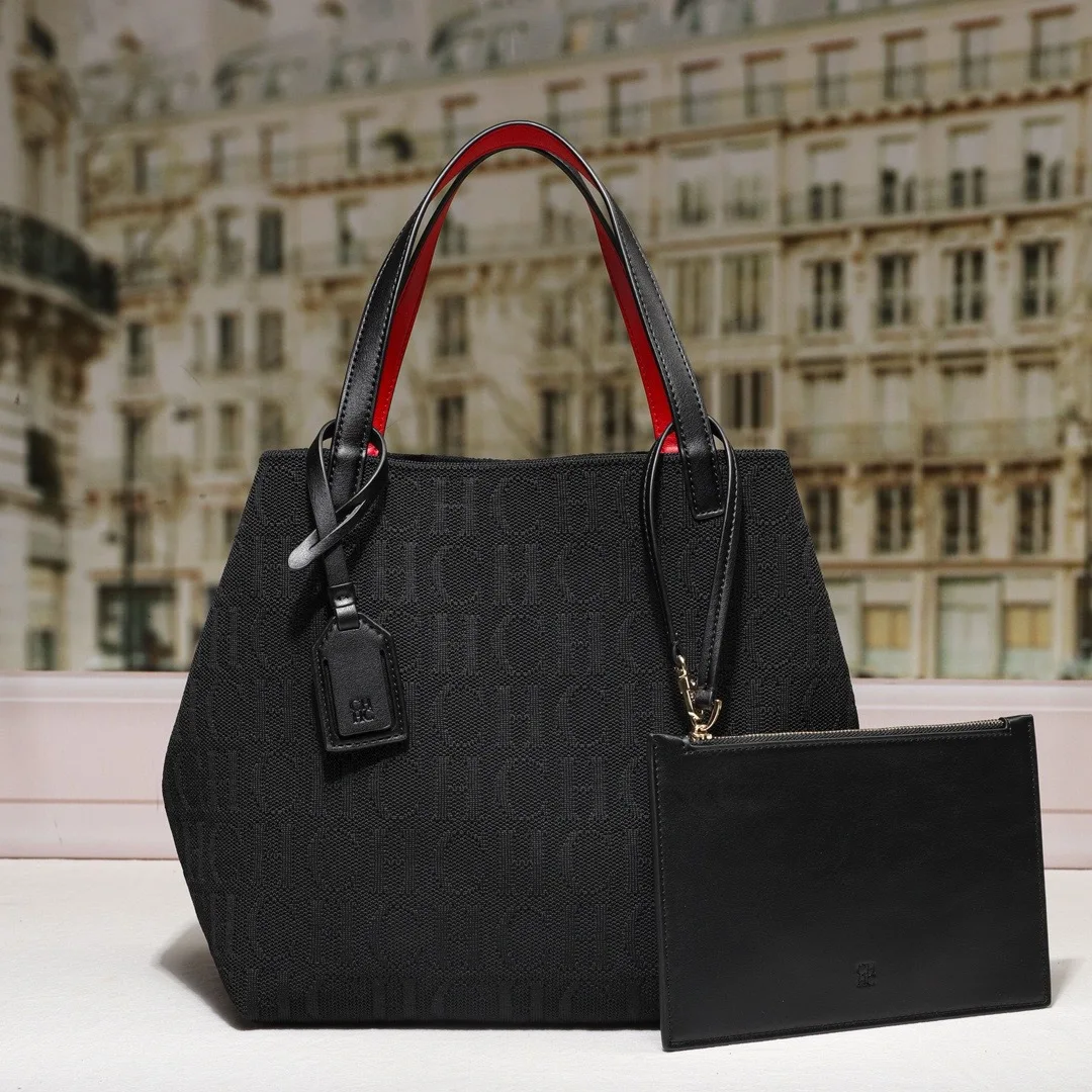 

CHHC 2025 new minimalist style handbag for women's armpit tote bag, exquisite large capacity work commuting women's handbag