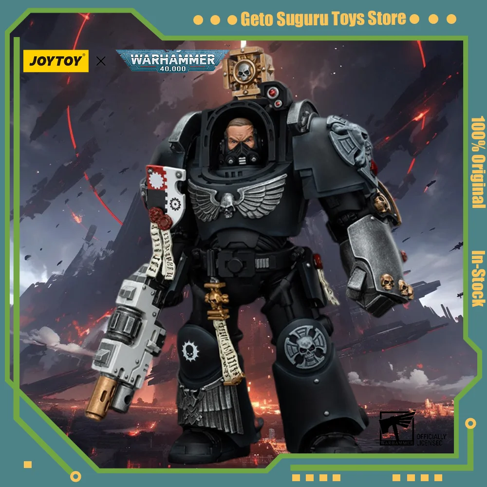 [W magazynie] JOYTOY Warhammer 40K żelazne dłonie kapitan w Terminator zbroja figurka wspólne ruchome figurka model kolekcjonerski zabawka