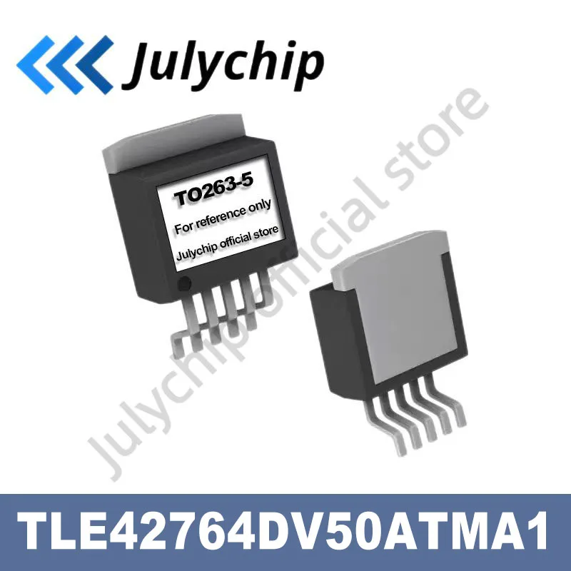 TLE42764DV50ATMA1 NEW ORIGINAL Linear Voltage Regulator IC Positive Fixed 1 Output 450mA TO-263-5