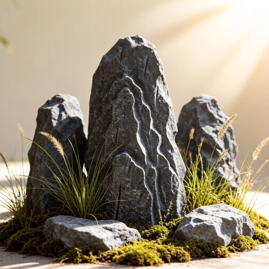 1 Stück Imitations-Steinlandschaft aus Schaumstoff als Requisite für Innendekoration, Künstliche Felsen-Szenografie-Set-Dekoration