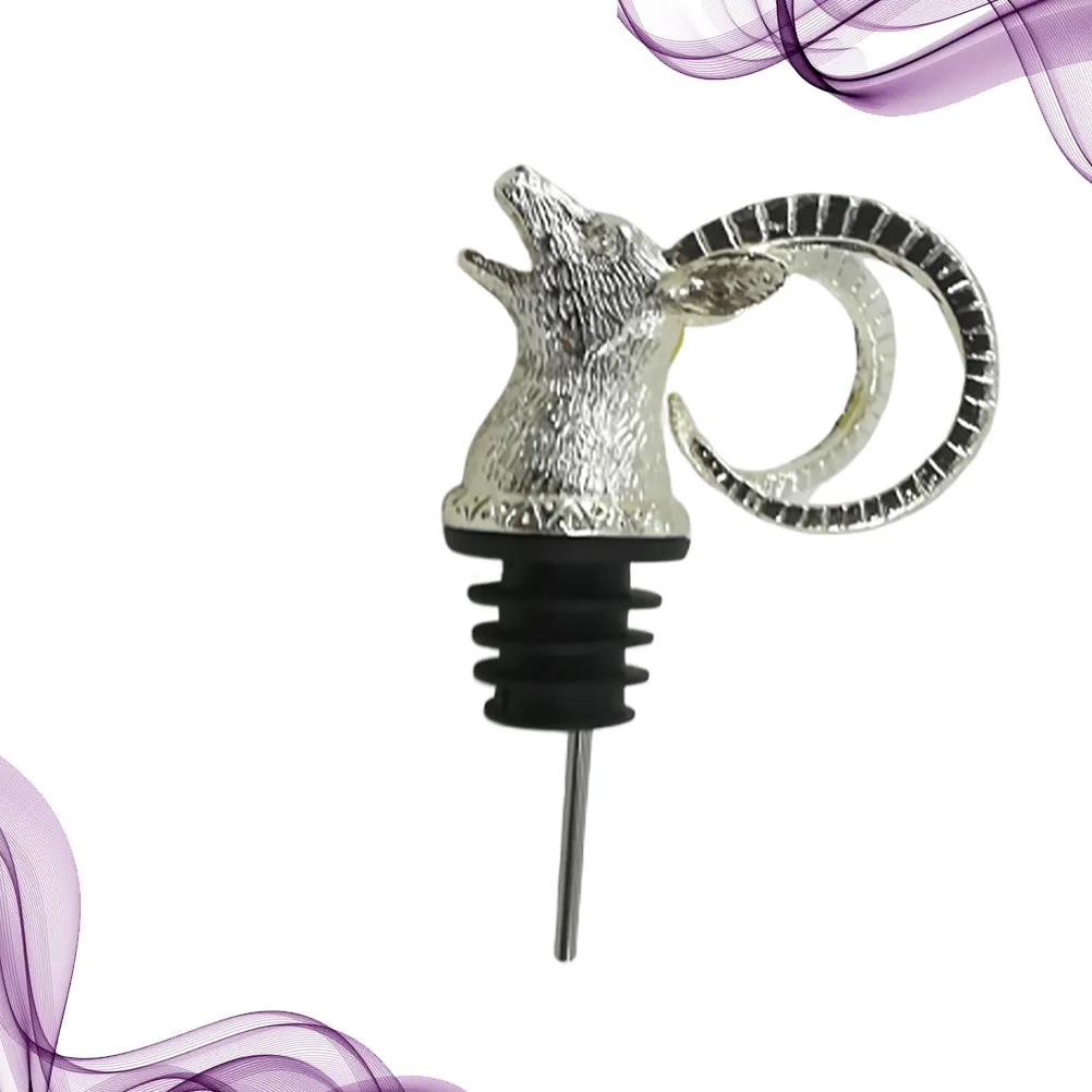 Verseur de vin en forme de tête d'antilope, design animalier créatif, aérateur de vin en acier inoxydable de qualité supérieure, bouchon de bouteille pour fêtes, bars et restaurants