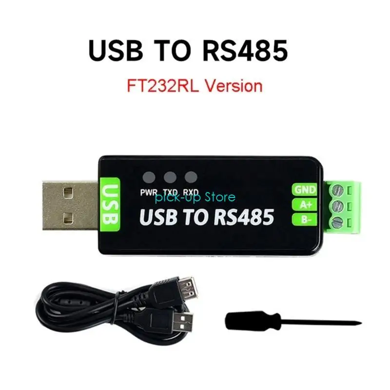 Waveshare USB RS485 シリアルコンバータ RS485 通信モジュール 300-921600Bps 内蔵 ESD 保護回路リセット可能