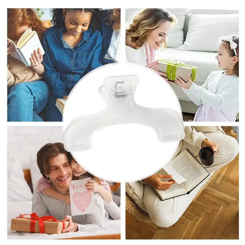 Book Clip For Reading Reading Book Marker Clip Multi-Functional Open Book Holder For Work Area Home And School