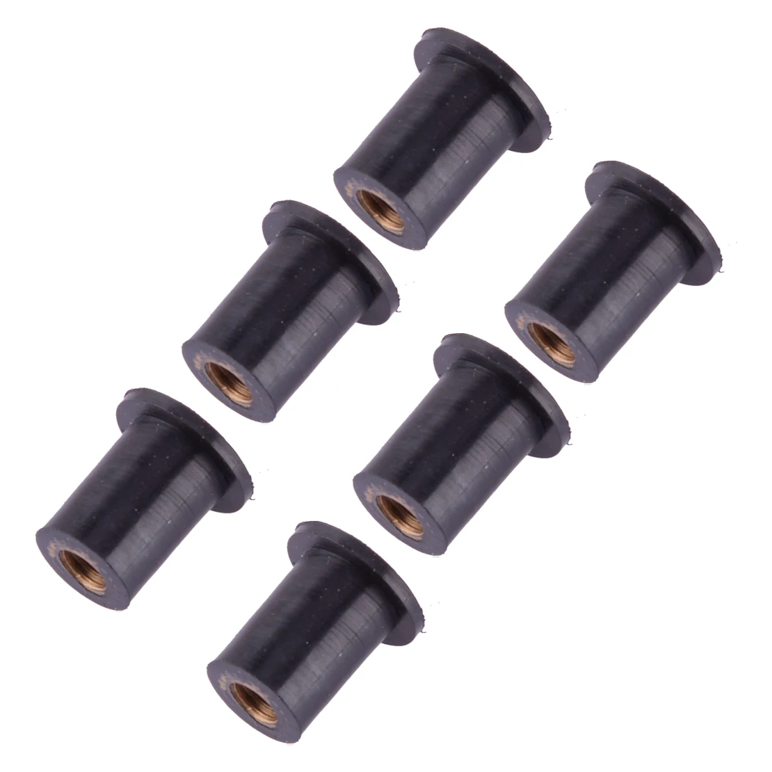 

6Pcs 90179-05523-00 M5 Windshield Rubber Nut Fit For Yamaha Apex Nytro SRX RX1 Vector Phazer V Max Snowmobile 90150-05024-00