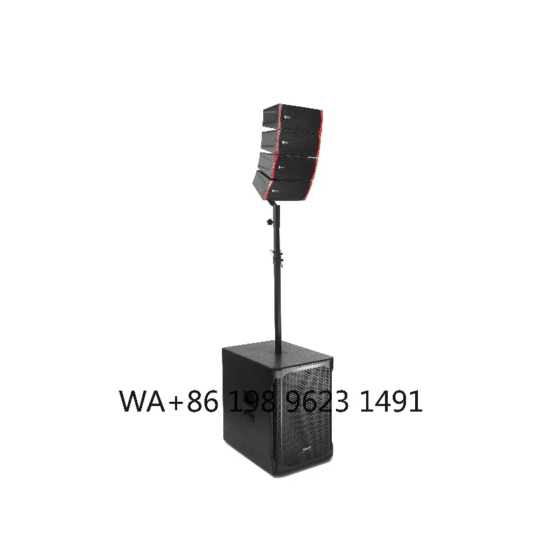 15 Inch Active Passive Line Array Speaker 3×300W Dual 15 Inch Pro Stage Audio for Live Concert Party Event