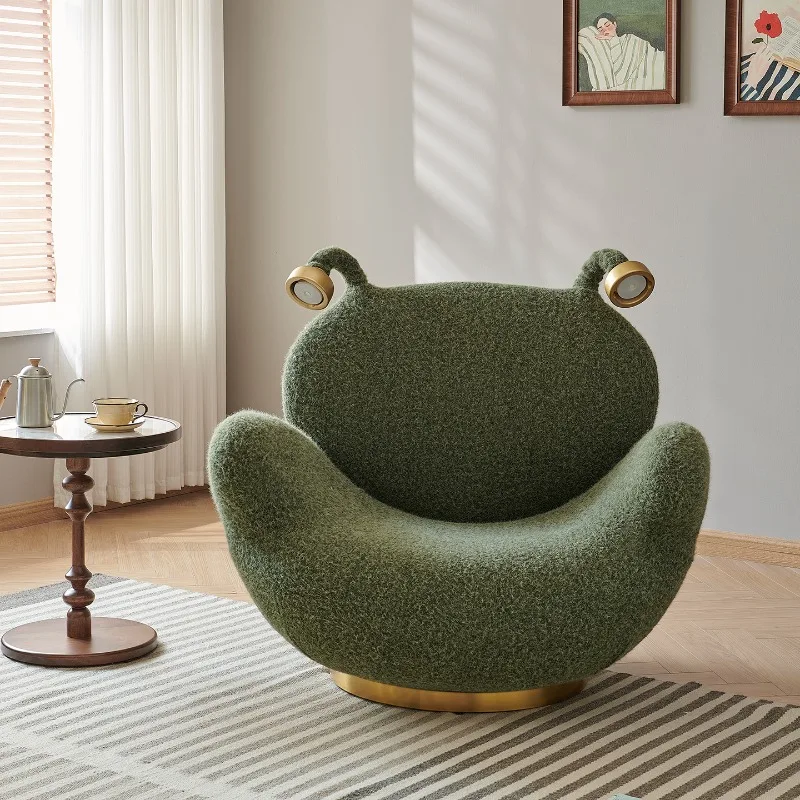 Leisure chair Internet celebrity single sofa chair dressing stool soft bag recliner lazy sofa creativity