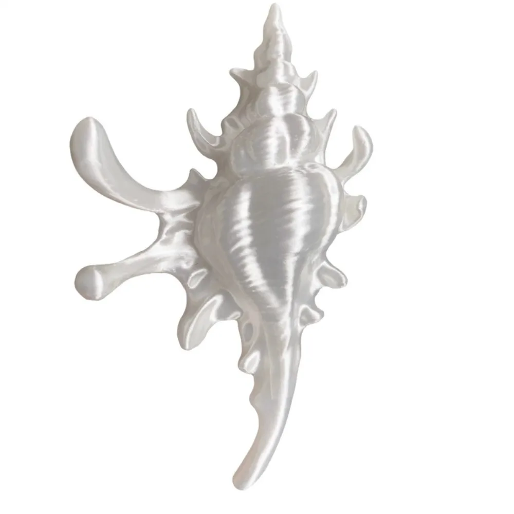 

Hair Accessories Sweet Pearl Color Hair Claw Acrylic Korean Style Conch Shark Clip Resin Ocean Series Women Hair Claw Daily