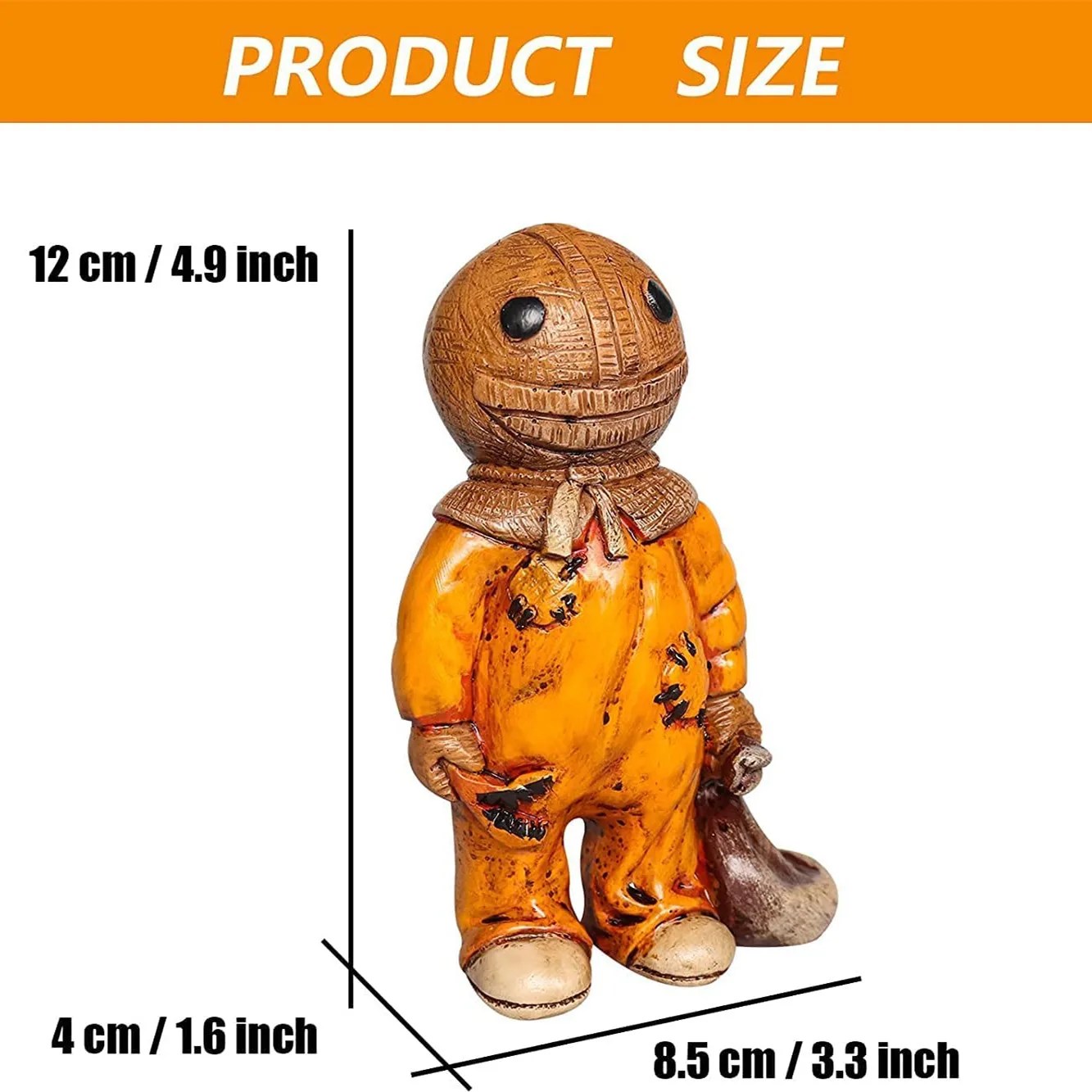 映画をテーマにした庭gnkillセット,バットマンまたはハロウィーンの樹脂フィギュア,屋外装飾,5年生