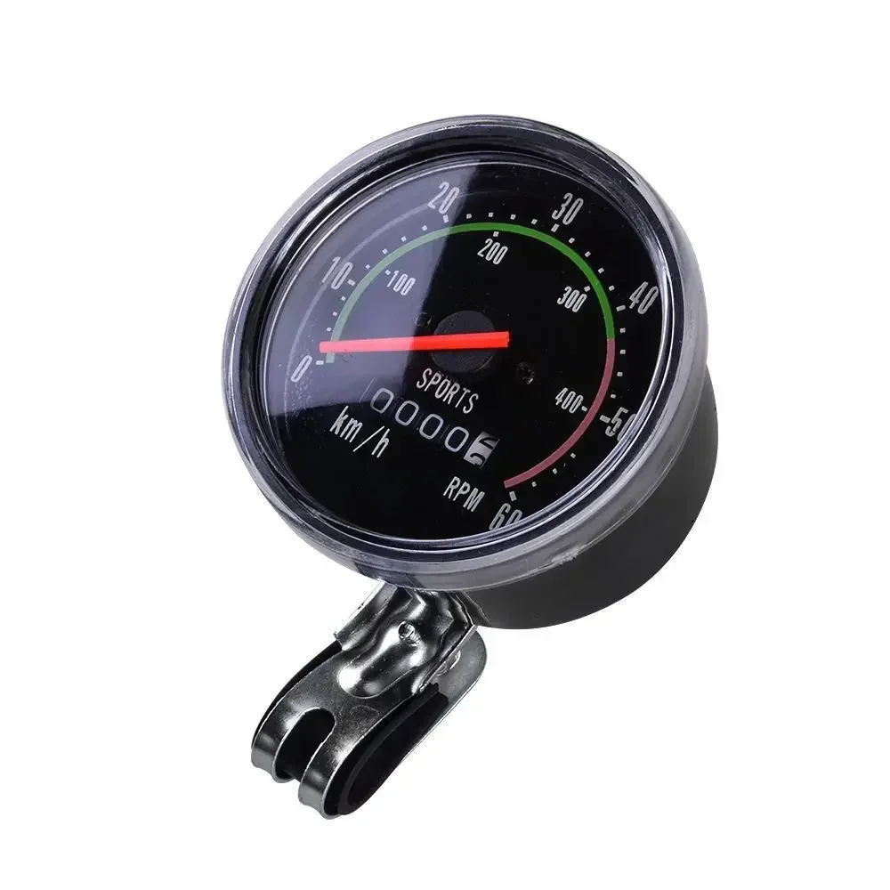 Waterproof Bicycle Speedometer Analog Mechanical Odometer With Hardware Cycling Stopwatch For General 26/27.5/28/29 Inch Bicycle